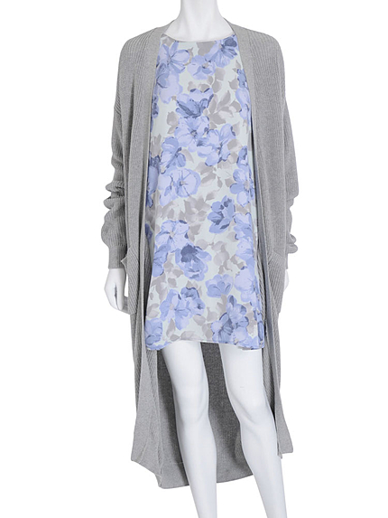 【DUO】 RELAXオーバーニットガウン