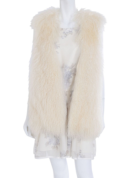 【DUO】 チベットラムファーベスト