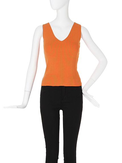【CASUAL】RIBニットタンクトップ