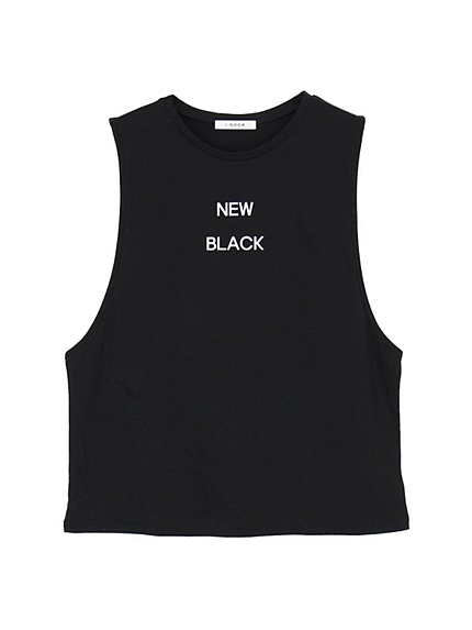 NEWBLACKロゴタンクトップ