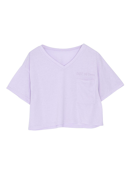 NOTYETショートVネックT