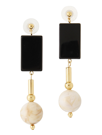 【CASUAL】マルチカラーモチーフピアス