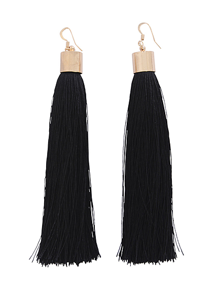 【LIFE】カラ-フリンジピアス