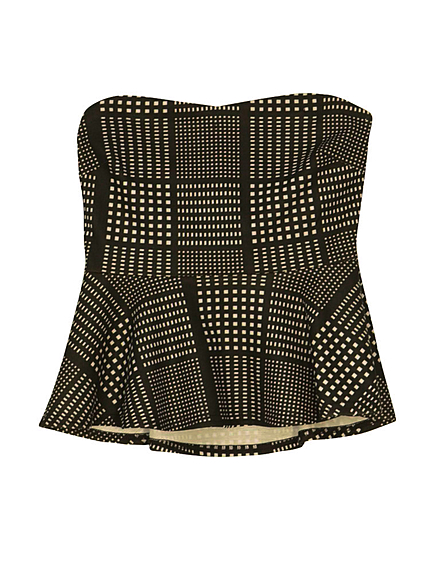 イレギュラーチェックベアトップス