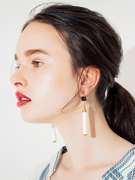 【LIFE】MIXパーツスイングピアス