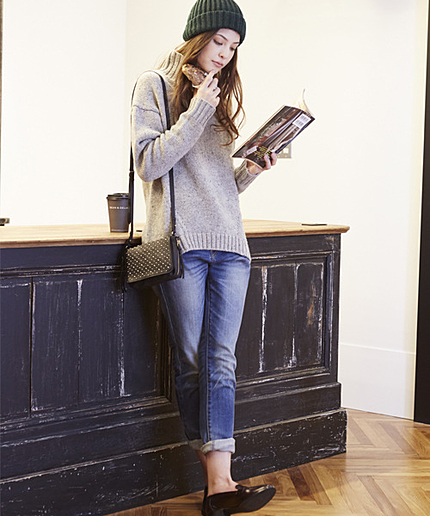 【BAILA9月号掲載】テーパードデニムパンツ