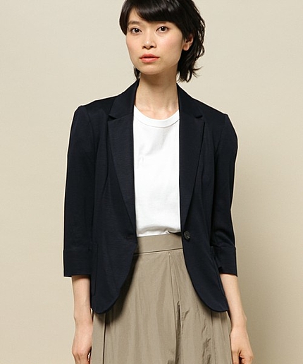 リヨセルCポンチテーラードジャケット