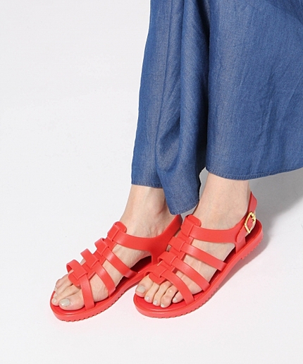 【WEB限定特別価格】レインフラットサンダル