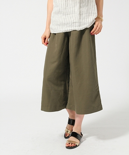 【トレンドワイドパンツ】タックワイドパンツ
