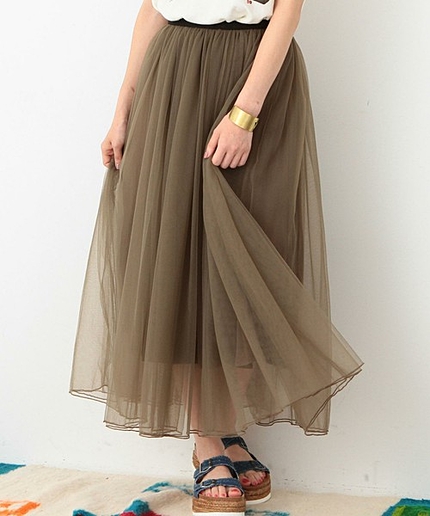 チュールスカート/ AEFC ﾁｭｰﾙ SK