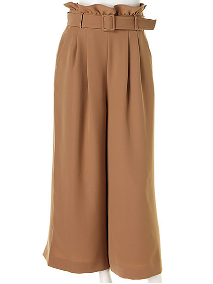 ベルトマークワイドパンツ