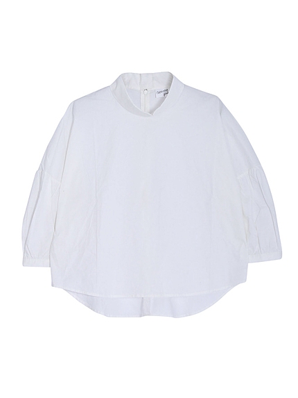 スタンドネックブラウス