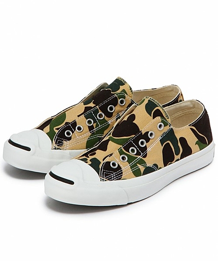 ［ジャックパーセル］JACK PURCELL 83CAMO SLIP スニーカー
