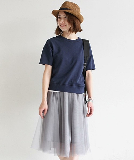 by ※∵スウェット&チュールスカートコンビ