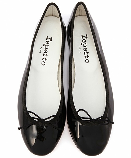 BYTF Repetto Cendrillon エナメル バレエシューズ¨