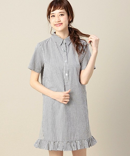 BYSF Clu TOO ラッフルシャツドレス
