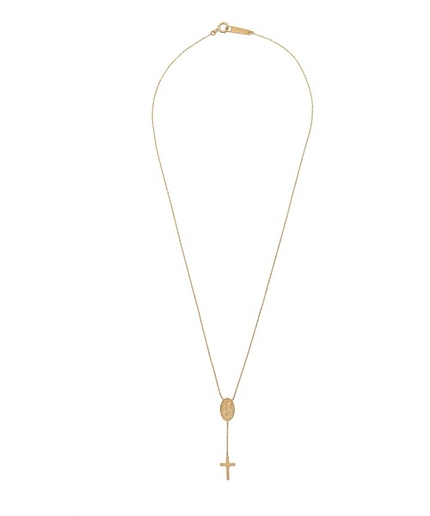 BYSF Enasoluna K18イエローゴールド ロザリオネックレス