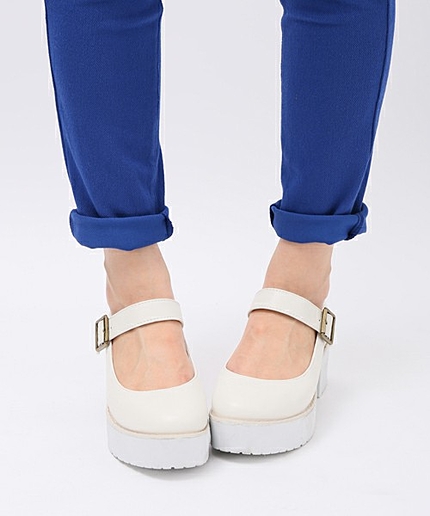 WEGO/厚底ヒールパンプス