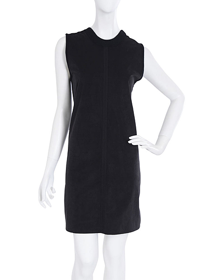 【W】スエードノースリーブワンピース