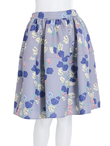 【dazzlin】チューリップ膝丈切替スカート