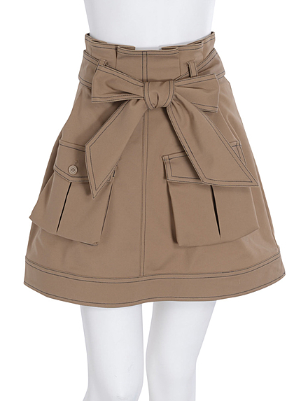 【dazzlin】ミリタリータックスカート