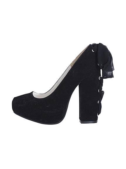 【goods】レースアップバックリボンパンプス