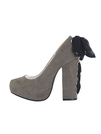 【goods】レースアップバックリボンパンプス