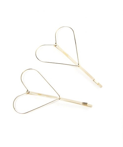 【再入荷】ワイヤーモチーフヘアピン