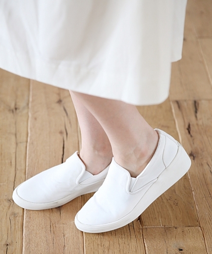 ウエッジソールスリッポン