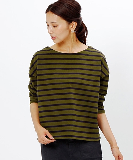 【pensee】20度詰ボーダープルオーバー