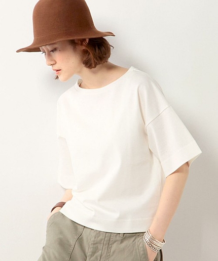 UWMF CTN クロップド カットソー