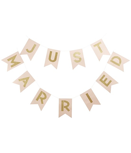 【GINGER RAY(ジンジャーレイ)】Just Marriedバンティング