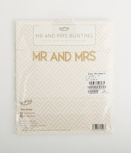 【GINGER RAY(ジンジャーレイ)】Mr&Mrs バンティング