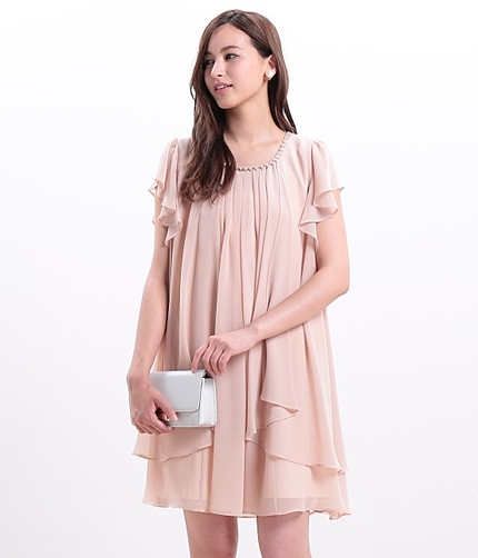 【2WAY】ジョーゼットドレス