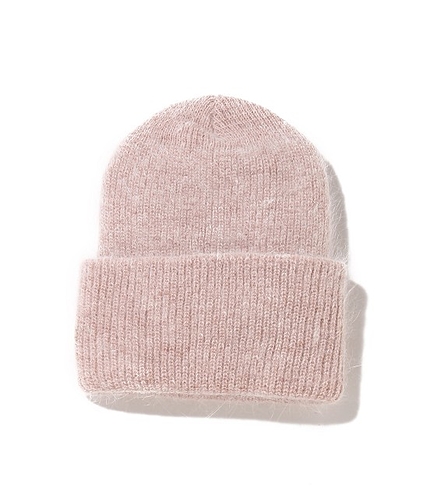 アンゴラ混ニット帽