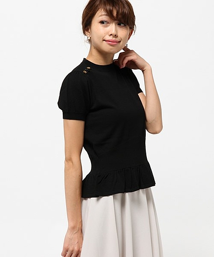 【洗える！】CANDYKNIT半袖ニット