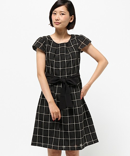 ◆2015年秋の新作◆クラシカルレディチェックワンピース