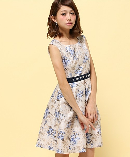 フラワーミストシャンタンドレス