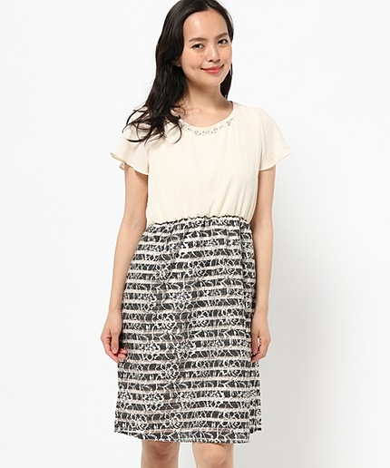 ボーダーコンビワンピース