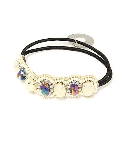 ビジューヘアゴム