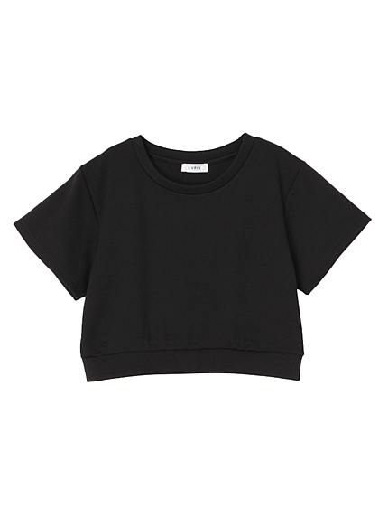 シンプルクロップドTOPS