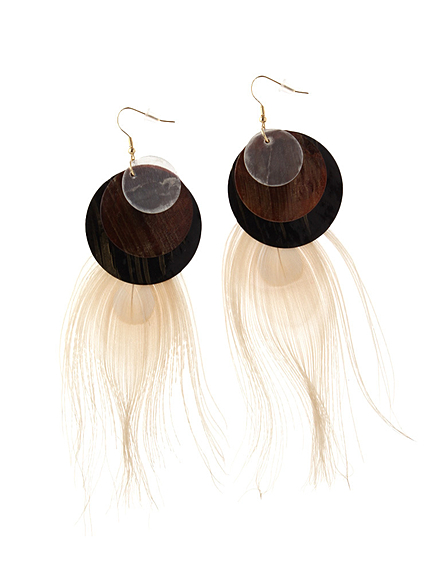 ピーコックフェザーピアス