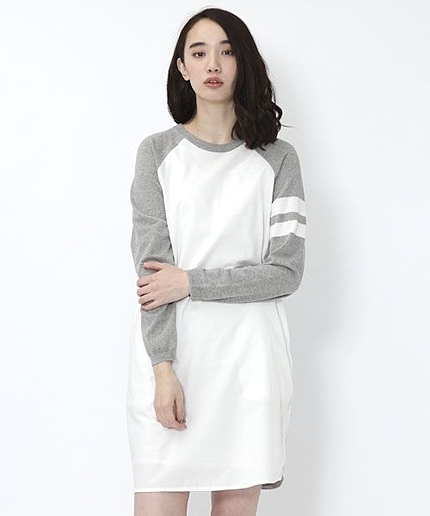 【7/17再値下げ】オックスニットドッキングワンピース