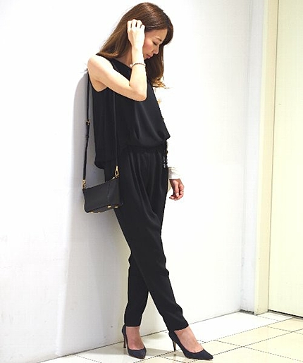 JPDF PE ウシロキリカエ オールインワン2 / サロペット / 二次会 / フォーマル / オケージョン / パーティー / 結婚式ワンピース /結婚式 ワンピ