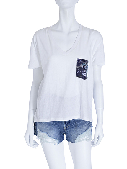 リーフポケットデザインＴシャツ