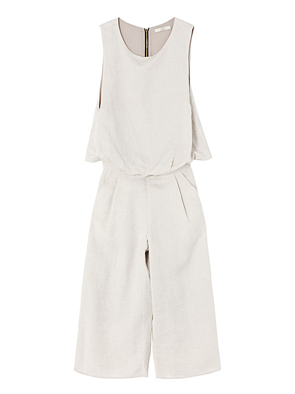 リネン混コンビネゾン