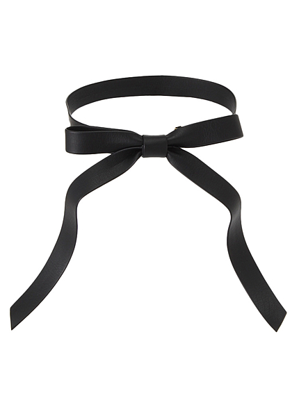 フェイクレザー2wayリボンチョーカー