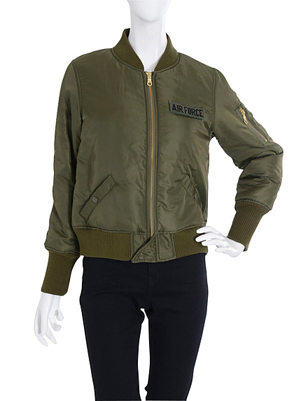 【dazzlin】MA-1ワッペンブルゾン