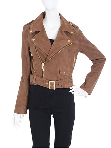 スエードライダースジャケット