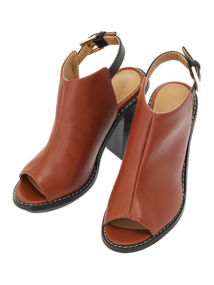 オープントゥヒールサンダル